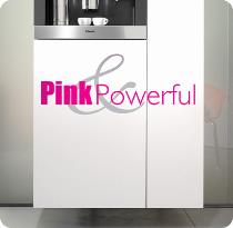 Interieurstickers, Pink and Powerful