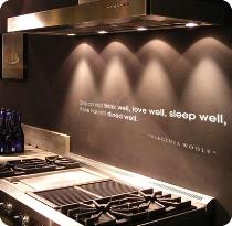 Interieurstickers, Dine well interieursticker