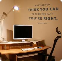 Interieurstickers, Think you can interieursticker