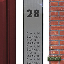 Raamfolie Modern Letterpatroon raamfolie