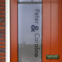 Raamfolie samenwonen