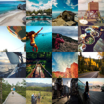 Collages op posterpapier Zestien foto's Fotocollage 16 foto's op posterpapier - zonder border
