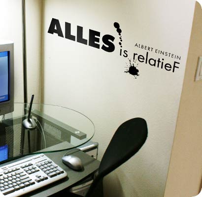 Living/thuis Alles is relatief