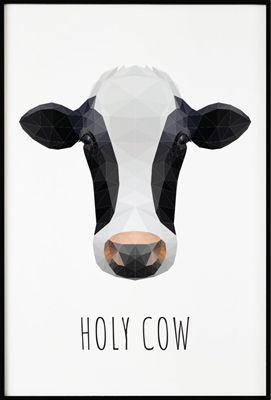 Poster & Gallery prints Grafische posters Cow polygon, Poster