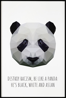 Poster & Gallery prints Grafische posters Panda polygon, Poster