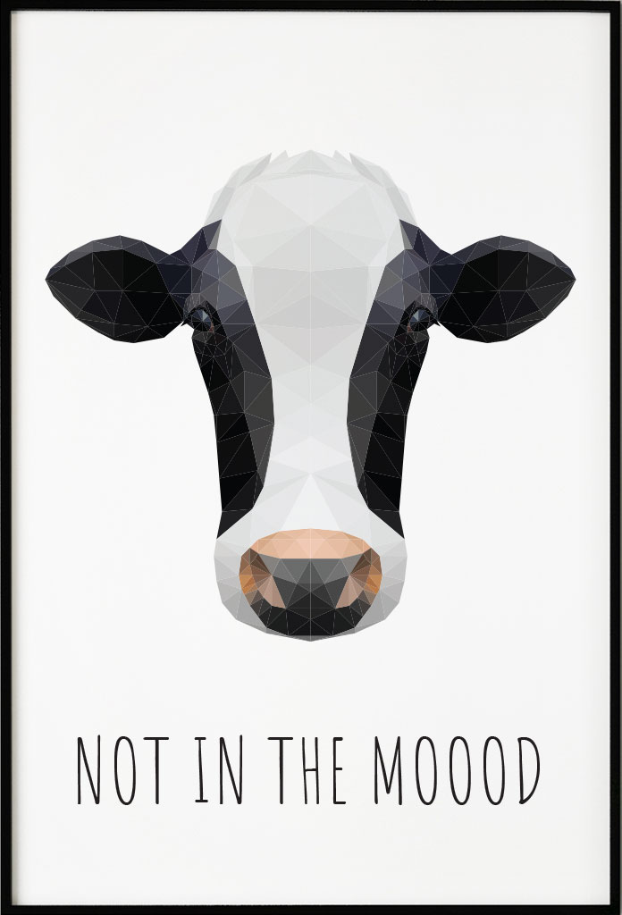 Cow polygon, Poster