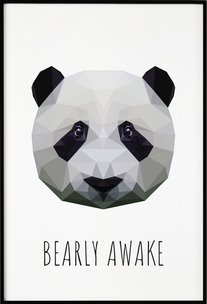 poster panda polygon inspiratie 1